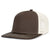 Pacific Headwear Grey Brown/Beige/Grey BrownContrast Stitch Trucker Pacflex Snapback Cap
