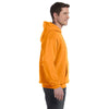 Hanes Men's Safety Orange 7.8 oz. EcoSmart 50/50 Pullover Hood
