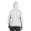 Hanes Men's White 7.8 oz. EcoSmart 50/50 Pullover Hood