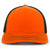 Pacific Headwear Orange/Black/Orange Air Mesh Sidline Cap