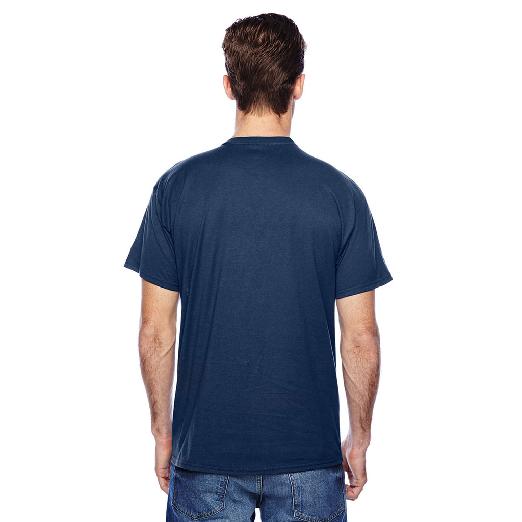 Hanes Men's Navy 4.5 oz. X-Temp Performance T-Shirt