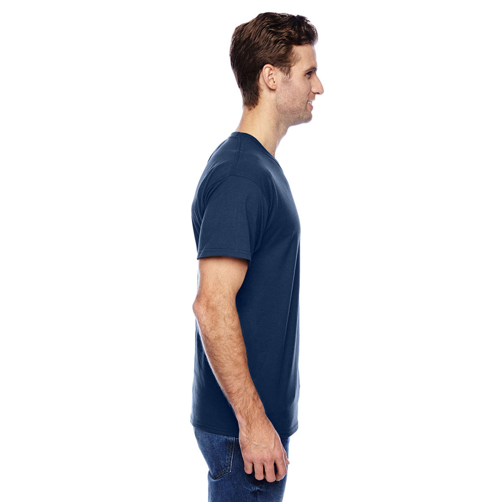 Hanes Men's Navy 4.5 oz. X-Temp Performance T-Shirt
