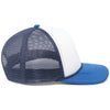 Pacific Headwear White/Navy/Royal Foamie Fresh Trucker Cap