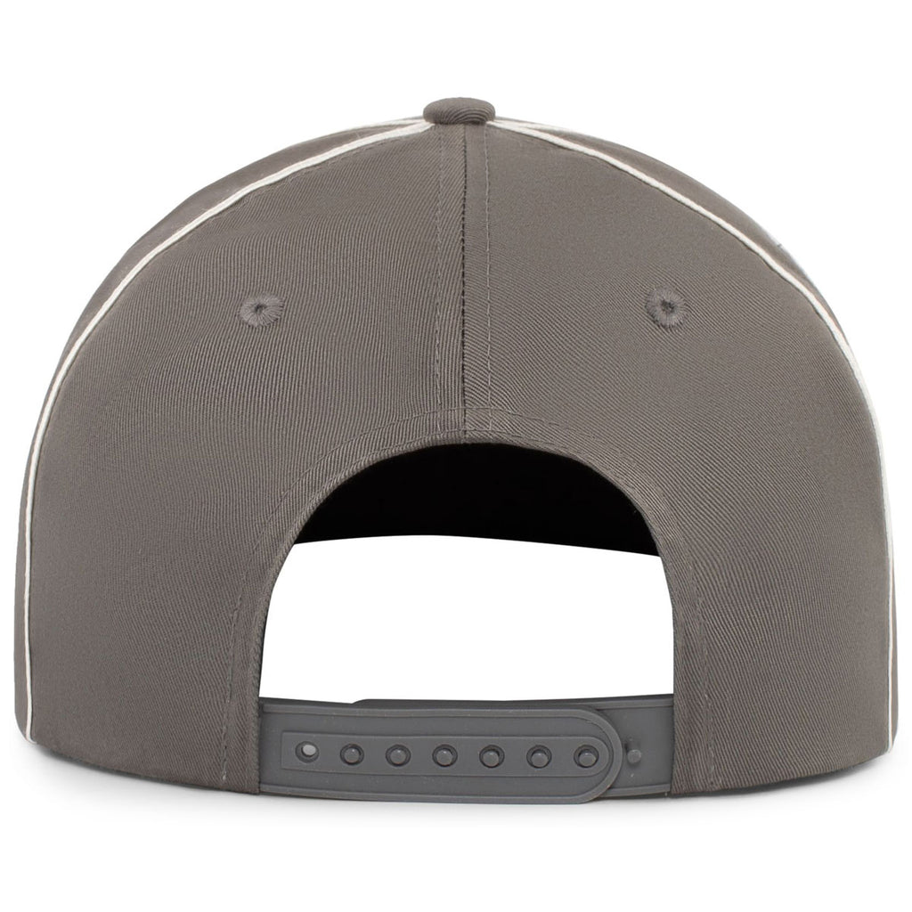 Pacific Headwear Graphite/White Momentum Team Cap