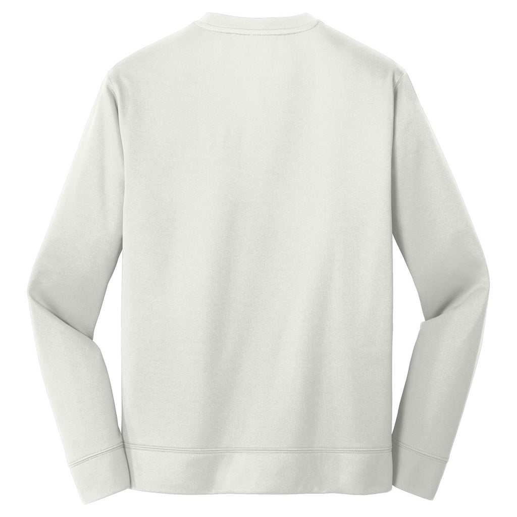 Port & Company Men's Silver Performance Fleece Crewneck Sweatshirt