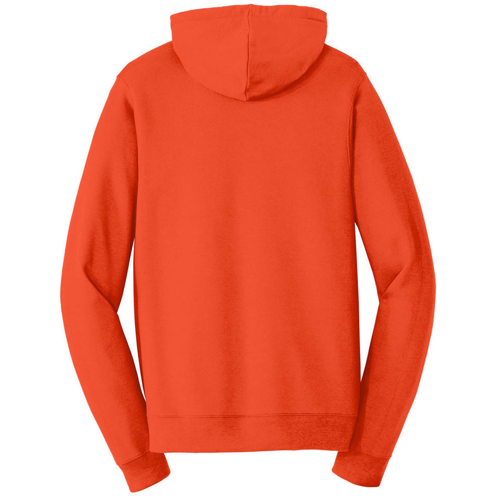 Port & Company Men's Orange Fan Favorite Fleece Pullover Hooded Sweatshirt