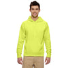 Jerzees Men's Safety Green 6 Oz. Dri-Power Sport Hooded Sweatshirt