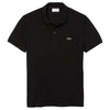 Lacoste Men's Black Petit Pique Slim Fit Polo Shirt