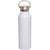 Primeline White 20 oz. Vacuum Insulated Bottle with Bamboo Lid
