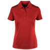 Levelwear Women's Flame Red Lotus Polo
