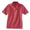 Page and Tuttle Men's Classic Red Pinstripe Polo