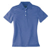 Page and Tuttle Women's Olympic Blue Pinstripe Polo