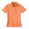 Page and Tuttle Women's Orange Pinstripe Polo
