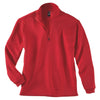 Page and Tuttle Men's Classic Red Pin Dot Quarter Zip