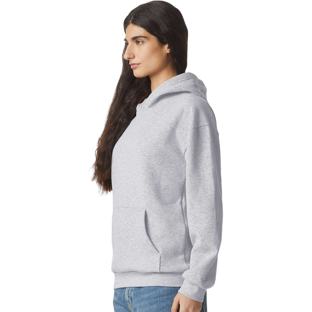 American Apparel Unisex Heather Grey ReFlex Fleece Hoodie