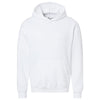 American Apparel Unisex White ReFlex Fleece Hoodie