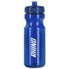 QNCH Translucent Blue ACCONA 24 oz. PET Sports Bottle with Push/Pull Lid