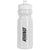 QNCH White ACCONA 24 oz. PET Sports Bottle with Push/Pull Lid