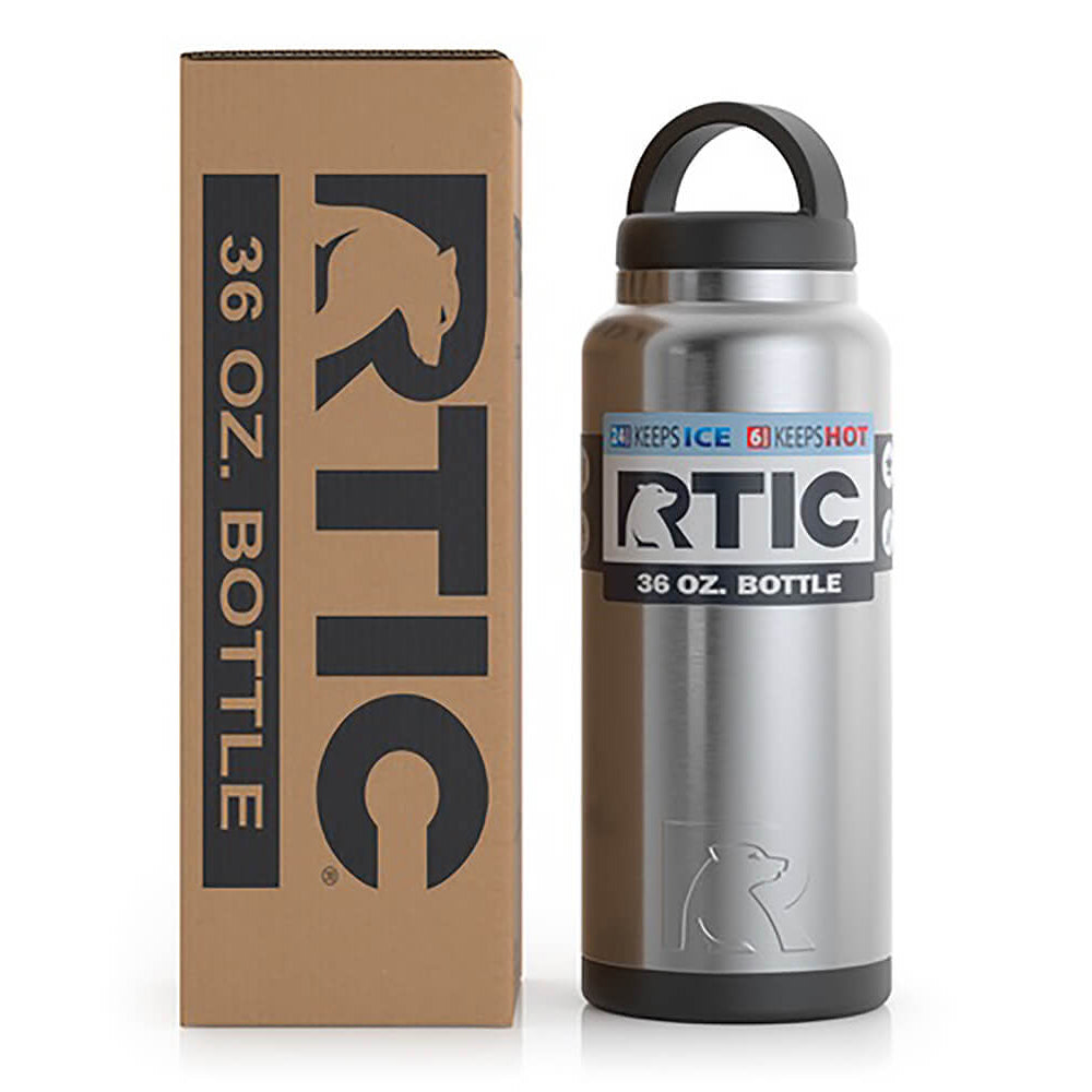 RTIC Silver 36oz Bottle