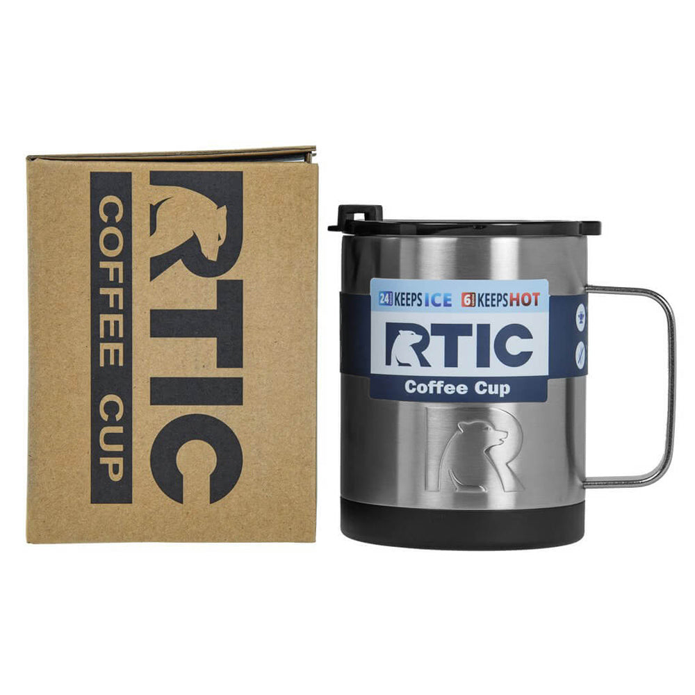 RTIC Silver 12oz Coffee Cup