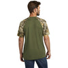 Russell Outdoors Men's Olive Drab Green/ Realtree Edge Realtree Colorblock Performance Tee