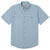 Wrangler Men's Alaskan Blue Rugged Wear Short Sleeve Advanced Comfort Chambray Button-Down Shirt