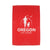 Magnet Group Red Sport Terry Velour Towel with Dobby Hem