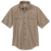 Carhartt Men's Dark Tan Chambray Fort Solid S/S Shirt