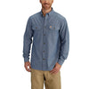 Carhartt Men's Denim Blue Chambray Fort Solid L/S Shirt