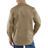 Carhartt Men's Khaki Ironwood Twill Work Shirt