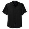 Port Authority Men's Black Short Sleeve Easy Care, Soil Resistant Shirt