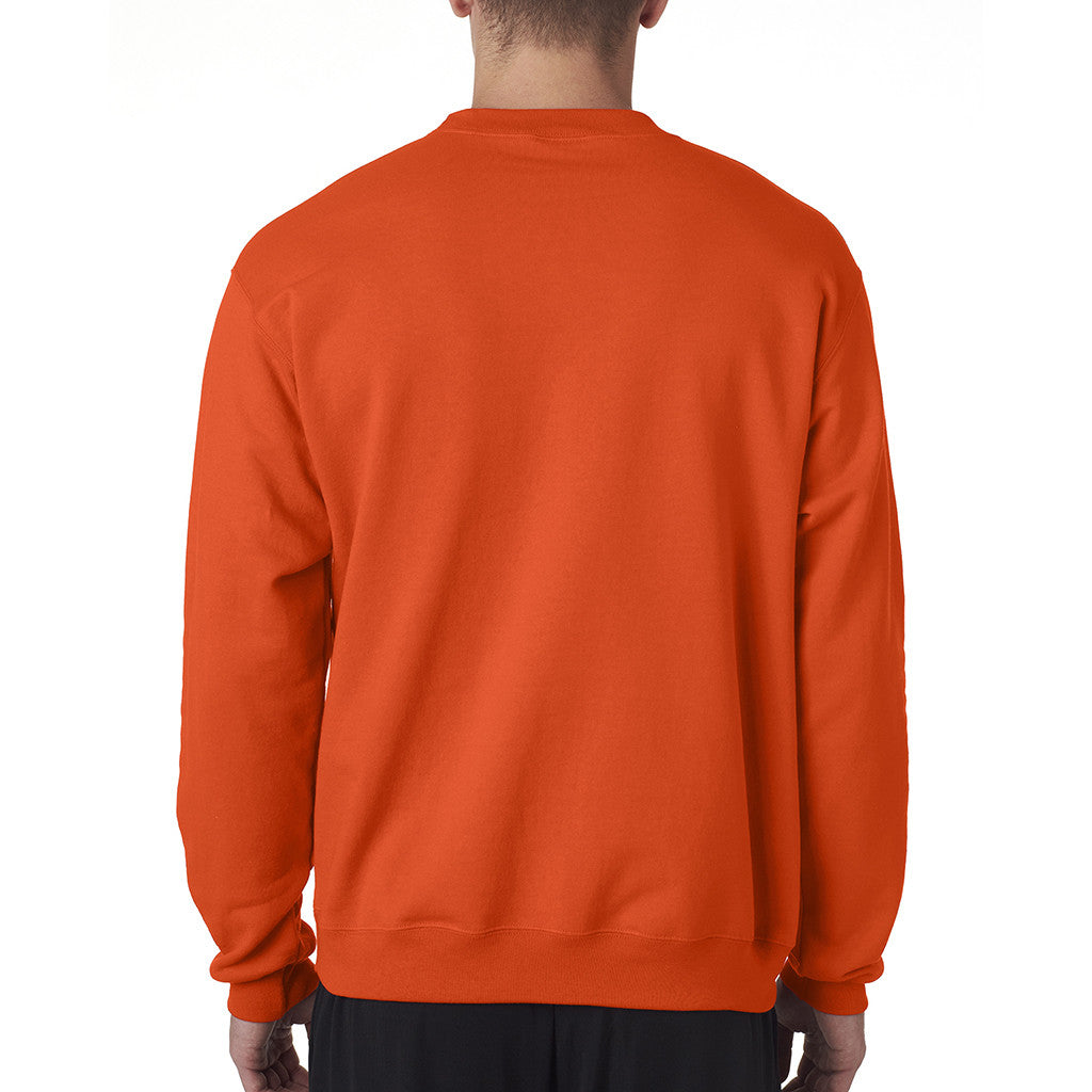 Champion Men's Orange Crewneck Sweatshirt