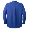 Port Authority Men's Faded Blue Long Sleeve Easy Care, Soil Resistant Shirt
