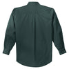 Port Authority Men's Dark Green/Navy Extended Size Long Sleeve Easy Care Shirt