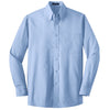 Port Authority Men's Light Blue L/S Value Poplin Shirt