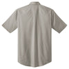 Port Authority Men's Grey S/S Value Poplin Shirt