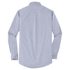 Port Authority Men's Navy Frost Crosshatch Easy Care Shirt