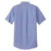 Port Authority Men's Blue/Purple Short Sleeve Gingham Easy Care Shirt