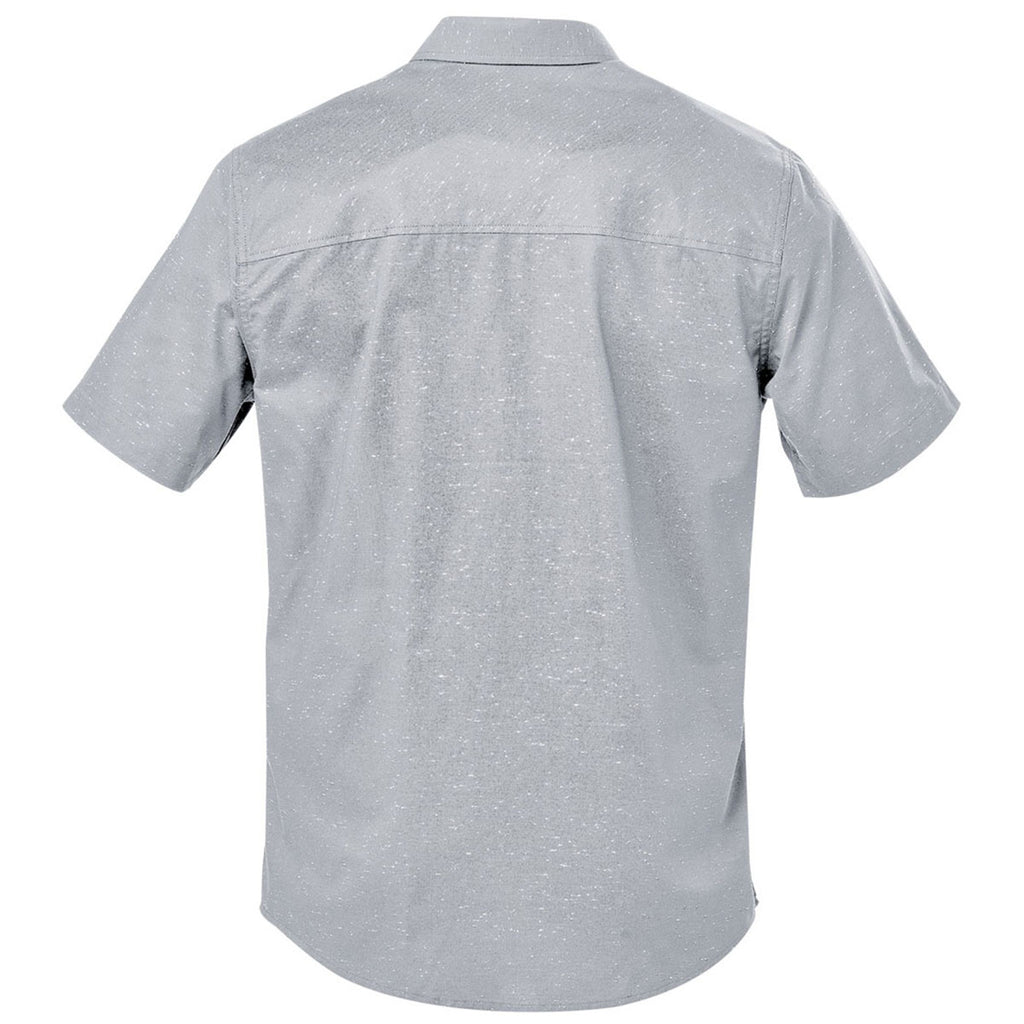 Stormtech Men's Zinc/White Skeena Short Sleeve Shirt