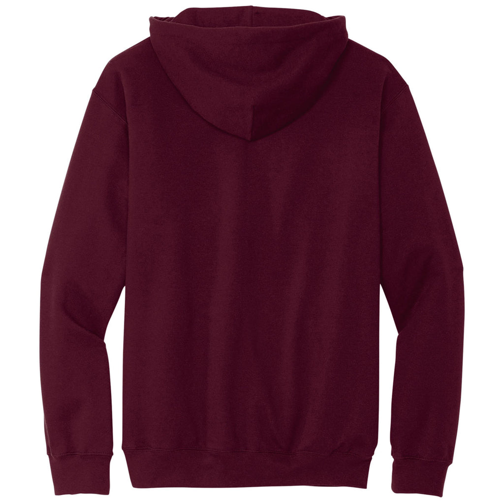 Gildan Men's Maroon Softstyle Pullover Hooded Sweatshirt
