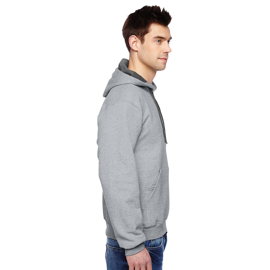 Fruit of the Loom Men's Athletic Heather 7.2 oz. SofSpun Hooded Sweatshirt