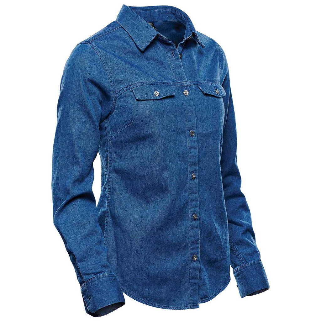 Stormtech Women's Light Denim Blueridge Denim Shirt