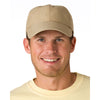 Adams Men's Khaki 6-Panel UV Low-Profile Cap with Elongated Bill