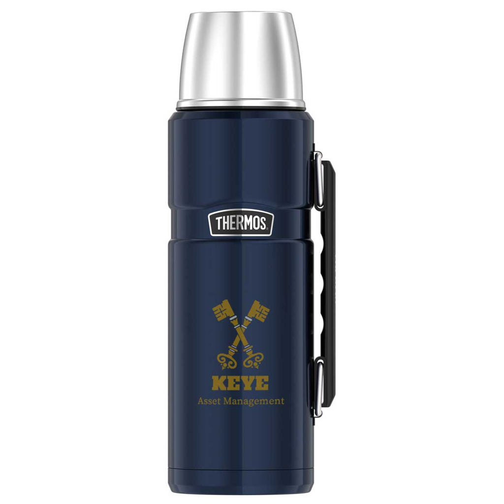 Thermos Midnight Blue 40 oz Stainless King Beverage Bottle