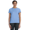 Hanes Women's Light Blue 4.5 oz. 100% Ringspun Cotton nano-T T-Shirt
