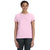 Hanes Women's Pale Pink 4.5 oz. 100% Ringspun Cotton nano-T T-Shirt