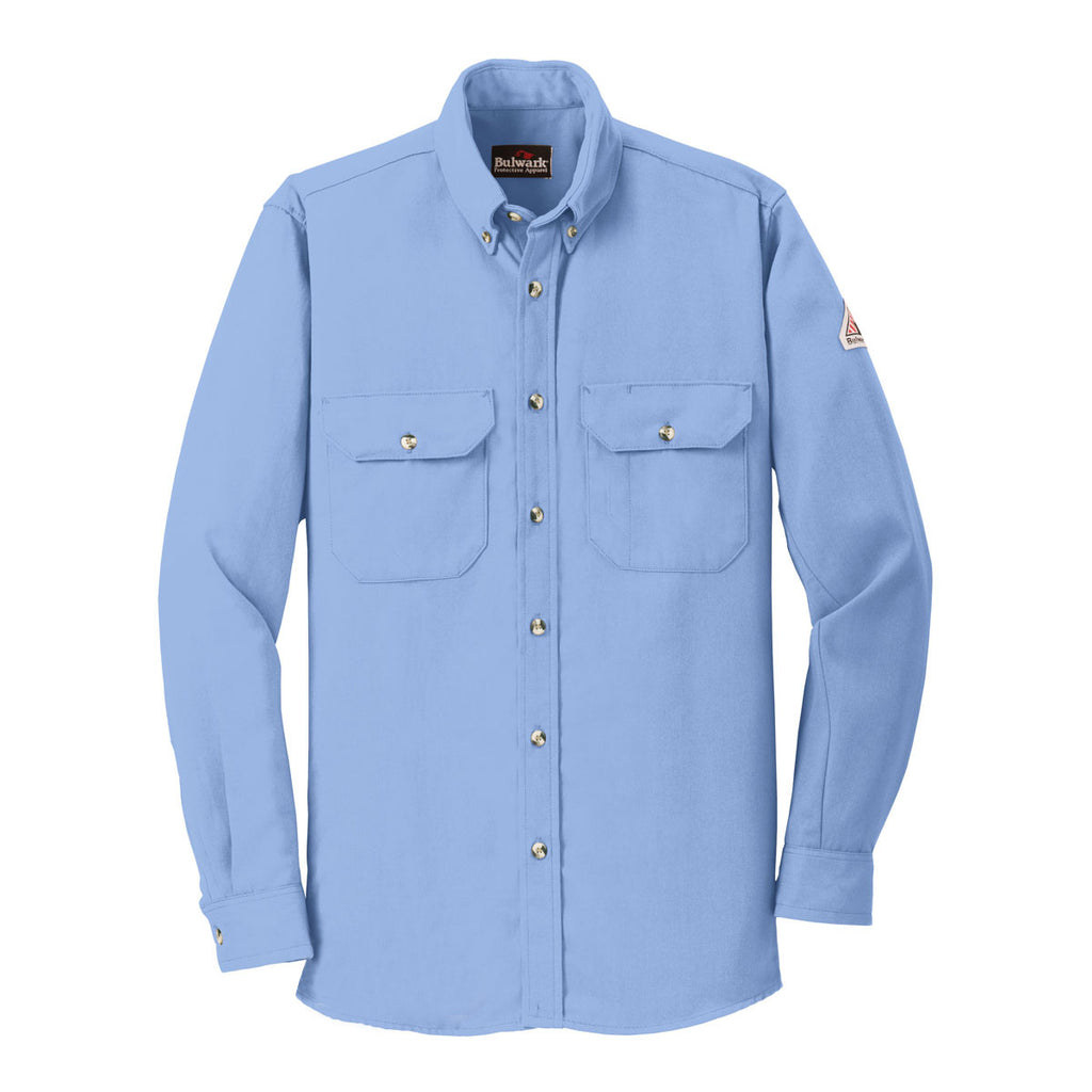 Bulwark Light Blue EXCEL FR ComforTouch Dress Uniform Shirt