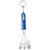 Bullet Royal Blue Route Light Up Logo 3-in-1 Cable