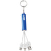 Bullet Royal Blue Route Light Up Logo 3-in-1 Cable