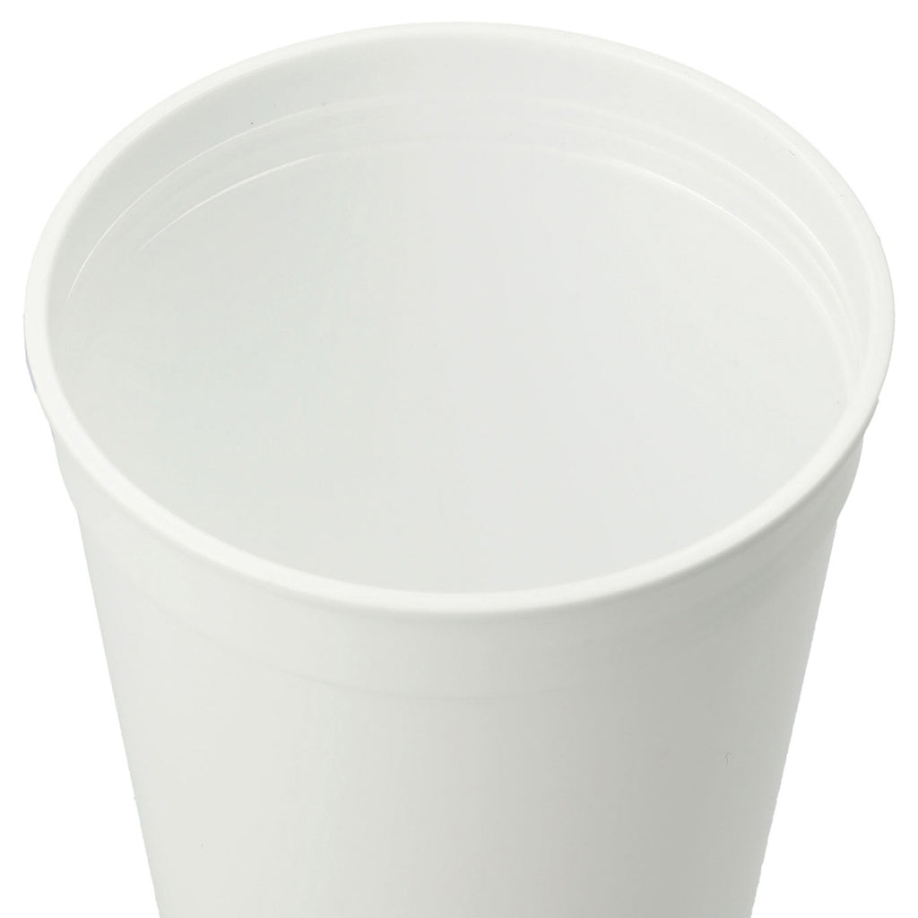 Bullet White Solid 16oz Stadium Cup